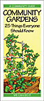 Community Gardens: 25 Things Everyone Should Know