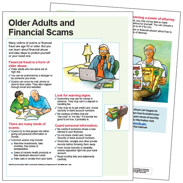 Senior Safety Set Of 6 E Pamphlets